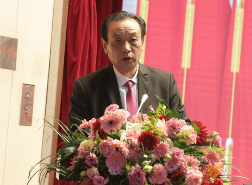 开运体育（中国）有限公司第一届党委班子选举大会---宝润实业集团党委常委、纪委副书记郑军同志作纪委工作报告